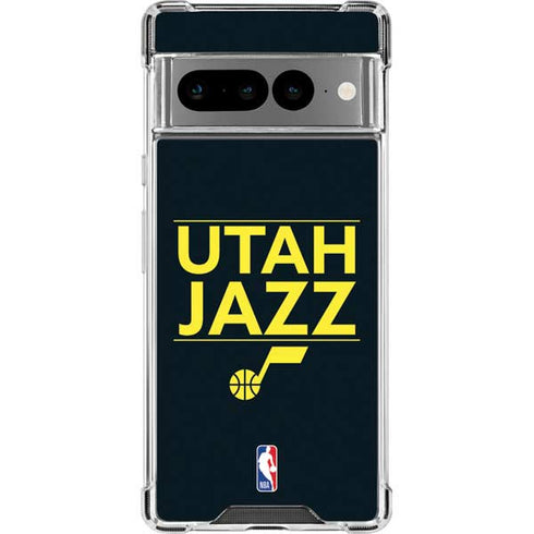 NBA Utah Jazz Standard - Black Google Pixel 7 Pro Clear Case
